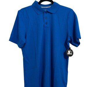 Starter Dri-Star Boys Polo Shirt Blue Size XL Authentic